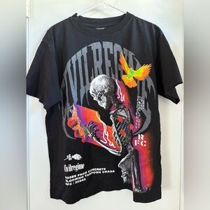 Civil Regime Black Tag Graphic Tee, Size Medium NWOT